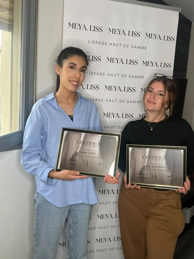 Stagiaire certifiée à l'issue de la formation Meya Liss