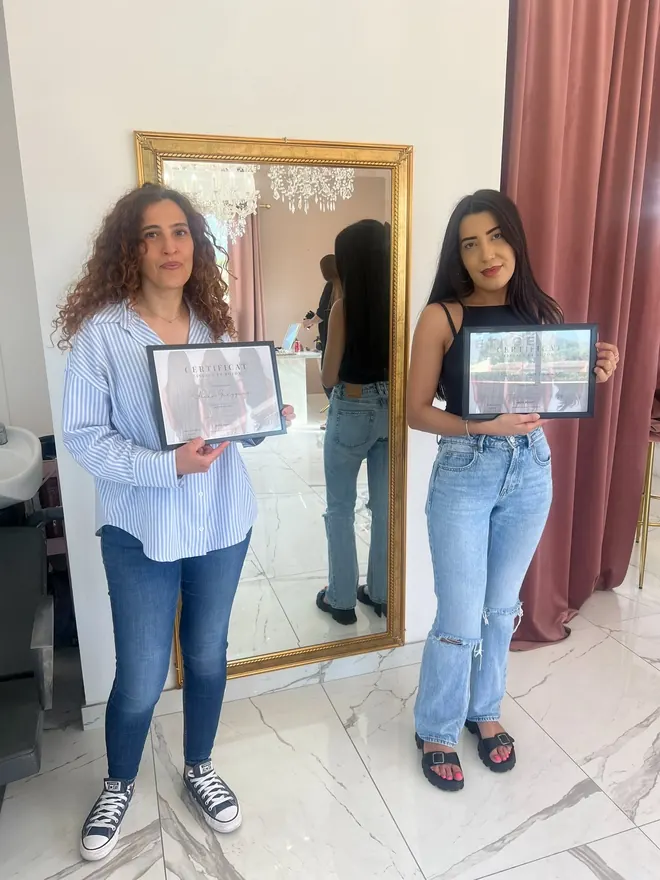 Stagiaire certifiée à l'issue de la formation Meya Liss